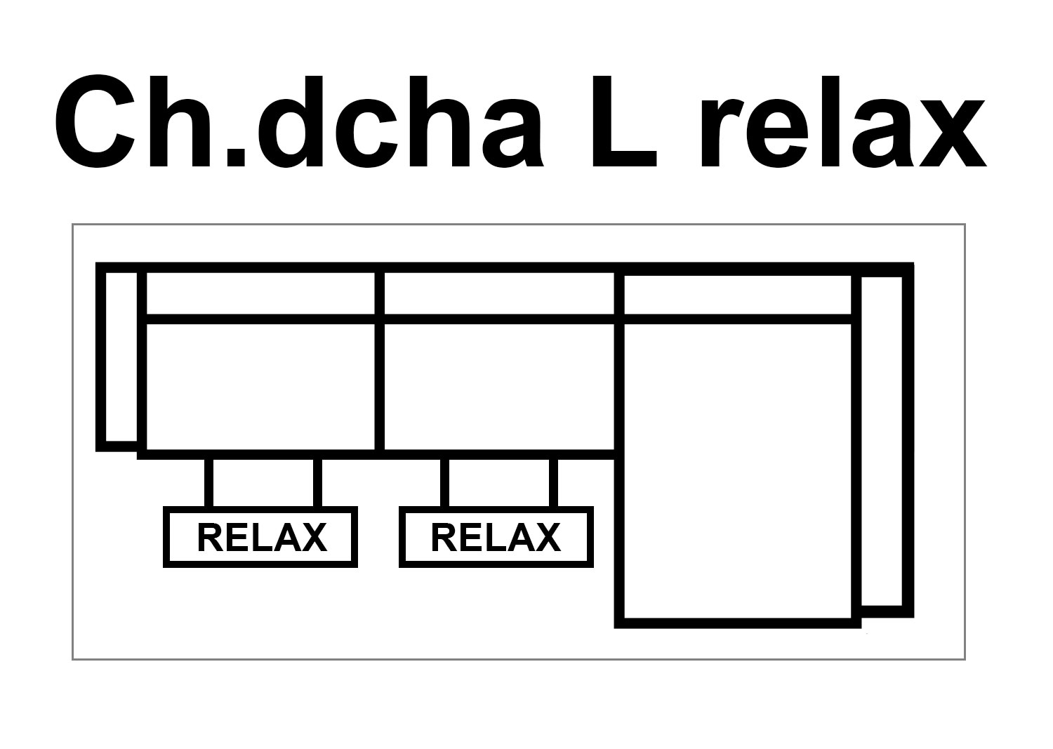 Chaise Dcha L RELAX