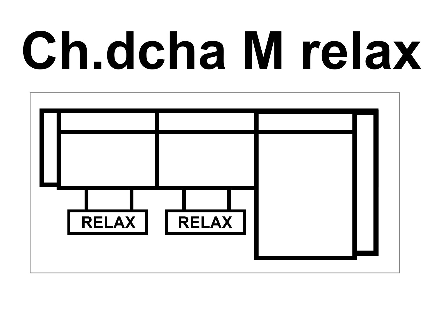 Chaise Dcha M RELAX