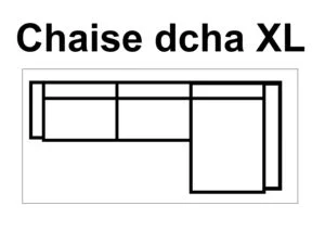 Chaise Dcha XL