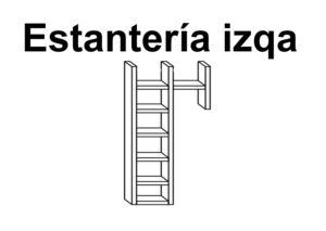 Estantería izqda