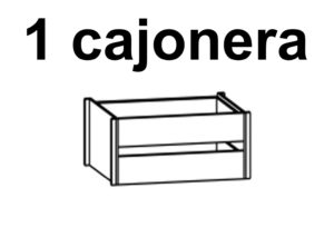 Sí, 1 cajonera