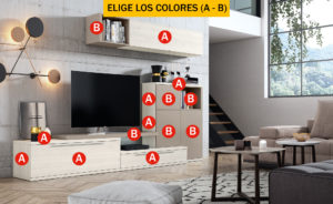 Mueble de salón CONTINENTAL 10 Compo 23 300x184 - Mueble de salón CONTINENTAL 10