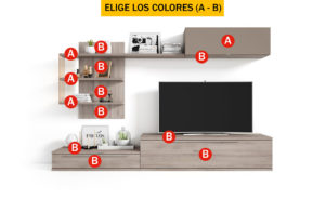 Mueble de salón CONTINENTAL 7 Compo 25 300x184 - Mueble de salón CONTINENTAL 7