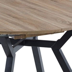 Tapa Oak y patas Negras