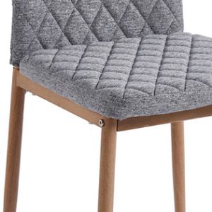Tejido Gris y patas Oak